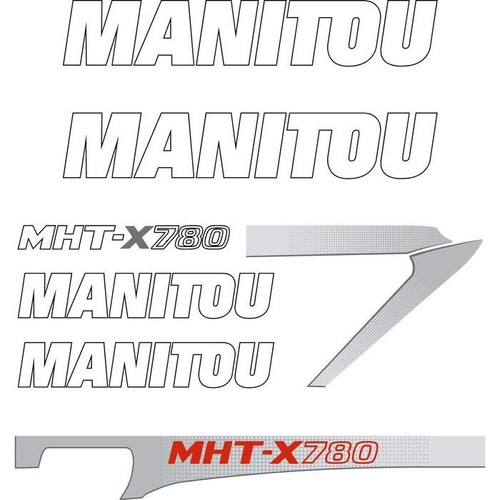 Decal sticker set manitou - decal,