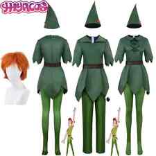  Adult Kid Peter Pan Wendy Cosplay Costume Fancy Dress Halloween Masquerade Suit