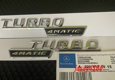 2x Chrome Turbo 4Matic For