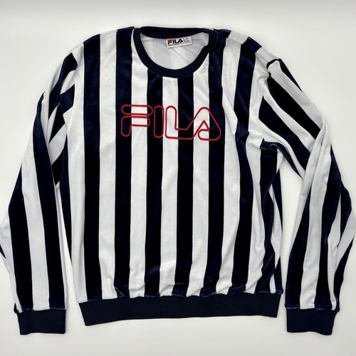 Fila vintage velour - vintage, sweatshirt