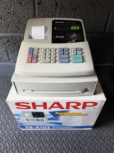 Sharp a102 cash - xe-a102, register
