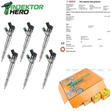 6x 0445110047 Bosch Injector Fuel Injector BMW E39 E46 330d 530d X5 730d 7785984