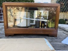 Cary & Co Pall Mall Barograph with Chart Draw, Charts And Ink Bottle 