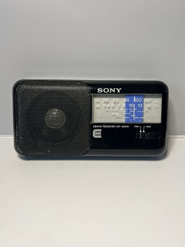 Sony icf 350w portable - sony, fm/am