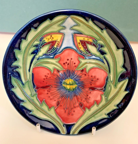 Moorcroft coaster pin dish - coaster/,