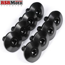 Suzuki SV1000 DL1000 V-Strom TL1000 S / R Titanium Cam Rocker Cover Bolts, Black