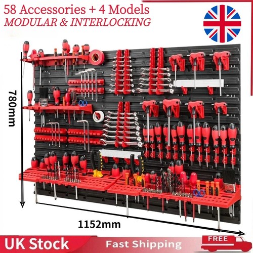 Wall mounted tool peg board - tool,