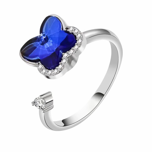 Rotatable spin ring blue - spin,