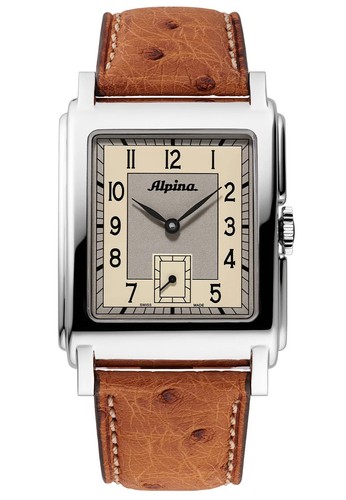 Alpina brown mens - brown, analogue