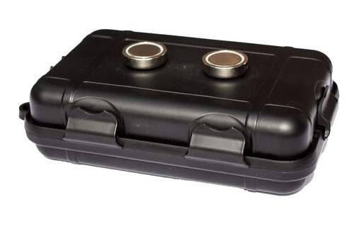 Magnetic car key stash - car,