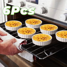6pcs Mini Ceramic Creme Brulee