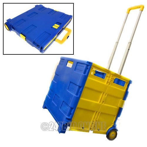 Folding shopping trolley cart - folding,