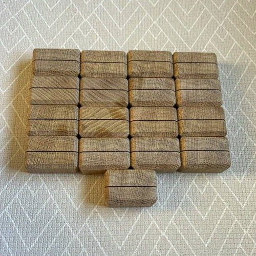 Oak wooden block - oak,