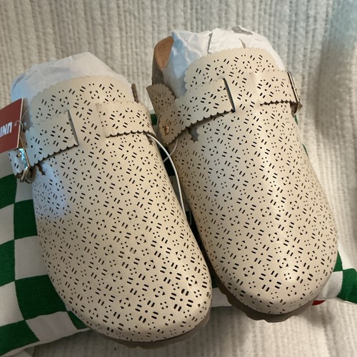 Unionbay ivory leather clog - ivory,