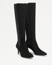 RUSSELL & BROMLEY Ambitious Pull On Dressy Knee High Chelsea Boot 40 UK 7