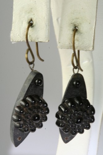 Victorian antique whitby jet - antique,