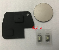 2 Button Key Fob Case Repair Kit for Toyota Yaris 1999-2011, Corolla 2001-2007