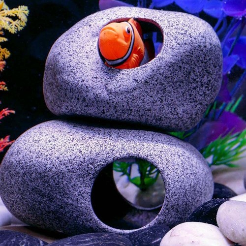 Fish cave aquarium - cave, ornament