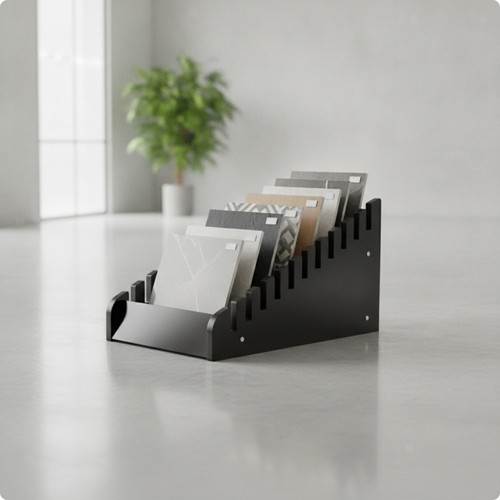 Floor standing tile display - floor,