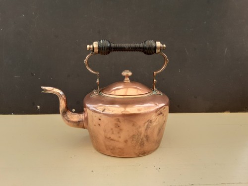 Georgian copper kettle - georgian, seamed