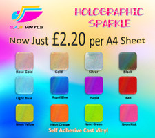 A4 Sheets - Holographic