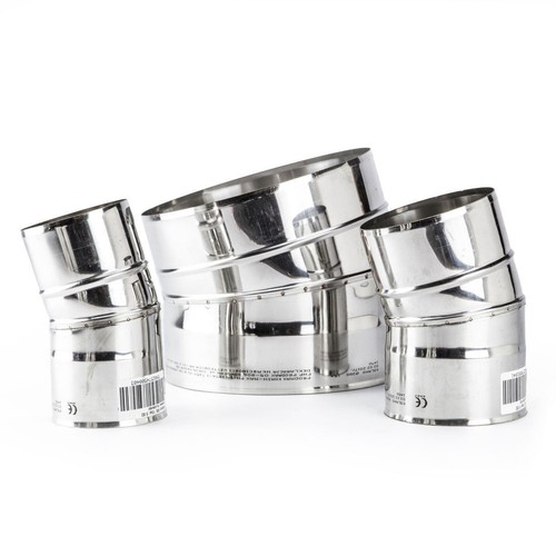 Chimney flue rigid elbow pipe - chimney,