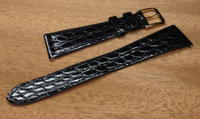 Seiko LASSALE Premium Calf Leather Watch Band - Alligator Grain - B20 - 20mm