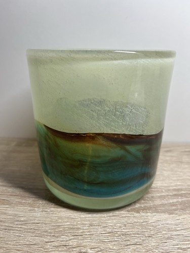 Mdina glass marble - glass, vase