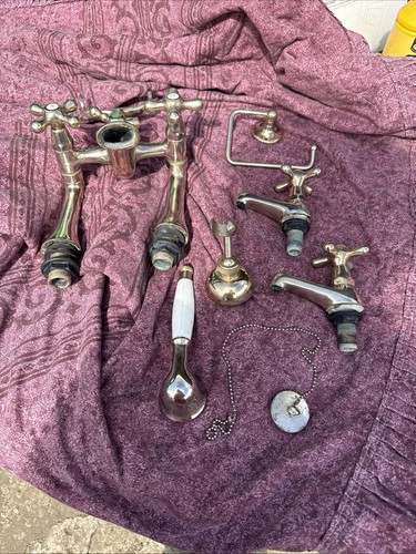 Solid brass bath - &, shower