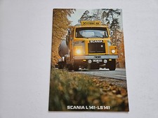 SCANIA L141 LS141 TRUCK SALES BROCHURE 1977