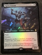 Agent Venom - Foil - Extended Art - SPM - MTG - EN - NM - 0255