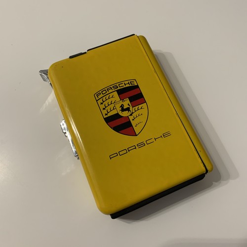 Vintage porsche style yellow - vintage,