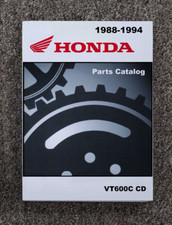 1992-1994 Honda VT600C VT600CD Shadow Motorcycle Parts Catalog Manual 1993