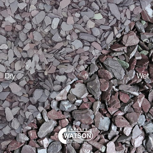 40mm plum slate chippings - 40mm,