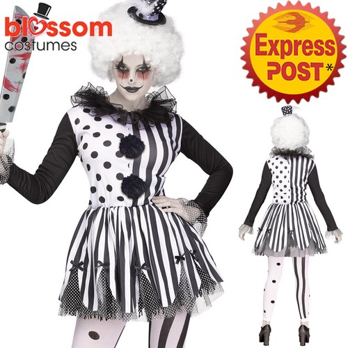 Ca458 killer clown costume - killer,