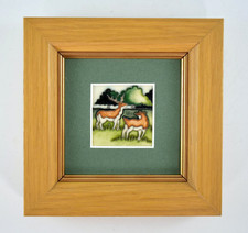 MOORCROFT FRAMED STAG & DEER