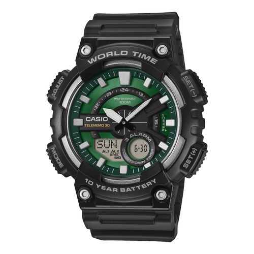 Casio gents green face series - gents,