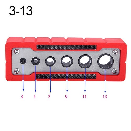 Red hole drill guide locator - red,