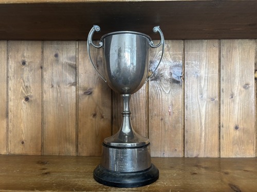 Large vintage silver plate
