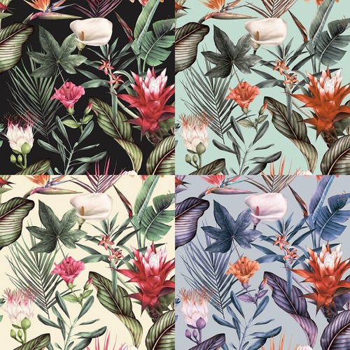 Flora wallpaper debona floral - flora,