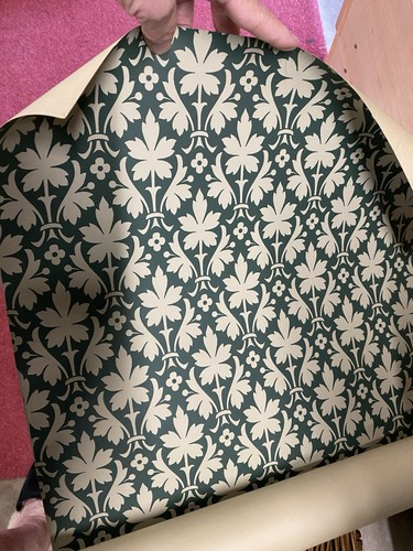 Rolls green floral motif - 6, of