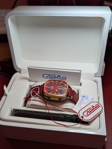 Wristwatch new slava ice - ice, 2025