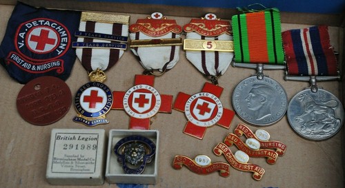Ww2 red cross medals - ww2,