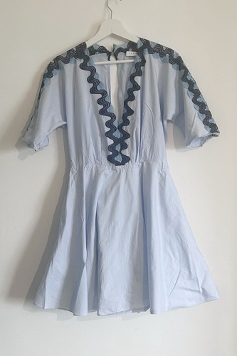 Sandro dress blue cotton - sandro,
