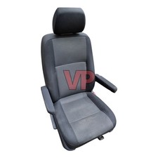 VW Transporter T5 T6 - OS Drivers Right Single Captain Seat 2x Armrests N/A