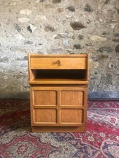 NATHAN SQUARES TEAK TV CABINET CORNER CABINET