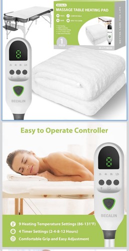 Massage table warmer heating - table,