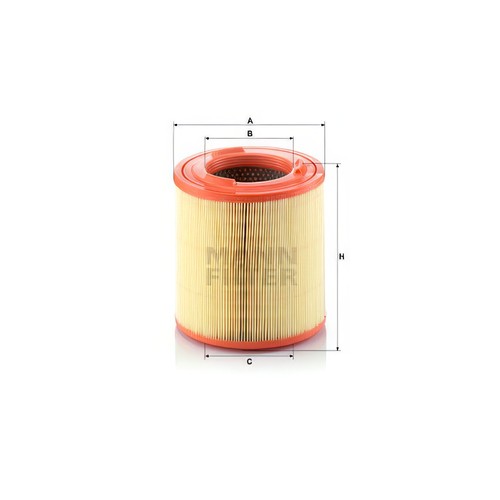 Air filter insert 184mm height - filter,