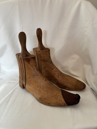 Vintage wooden boot trees - vintage, or
