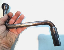 VINTAGE  1940`s TRACTOR NUT  WRENCH CRANK AUTOMOBILE square CRANK & LUG WRENCH